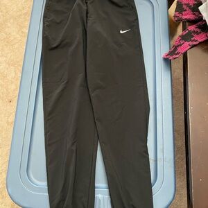 Nike Black Polyester Pants thin jogger